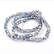1 Strand Electroplate Glass Beads Strands X-EGLA-D018-4x4mm-16-2