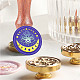 MAYJOYDIY Evil Eye Moon Wax Seal Stamp Removable 30mm Retro Devil Eye Moon Phase Flower Sealing Brass Stamp Head with Wooden Handle for Gift Wrapping Envelope Invitation AJEW-WH0184-1131-6