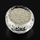 Plaqué Couleur bricolage nail art 3d décoration de mini perles de verre MRMJ-R038-E01-1-1