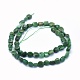 Brins de perles de jade canadien naturel G-G765-55-2