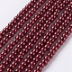 Eco-Friendly Dyed Glass Pearl Round Beads Strands HY-A002-3mm-RB038-1
