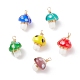 Charms del lampwork hecho a mano PALLOY-JF01650-1
