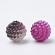 Perles acryliques de perles d'imitation OACR-T004-12mm-02-2