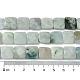 Fili di perline di giadeite naturale del Myanmar G-A092-C01-03-5