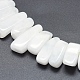 Fili di perline giada bianco naturale G-K256-63A-3