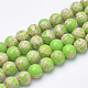 Brins de perles de jaspe impérial synthétiques G-Q462-131E-8mm-1
