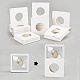 Nbeads 30 Stück quadratische Geschenkboxen aus Pappe mit hohlem Fenster CON-WH0003-31B-01-4