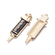 Pendente smaltati in lega&nbsp;PALLOY-WH0066-A-14B-2