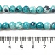 Synthetic Ocean White Jade Beads Strands G-L019-6mm-17-5