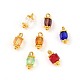 Transparent Glass Charms PALLOY-JF00459-M-1