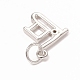 Charms simbolo cinese in ottone micro pavé chiaro con zirconi KK-I668-17P-2