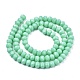 Opaque Solid Color Glass Beads Strands EGLA-A034-P8mm-D14-2