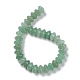 Natürlichen grünen Aventurin Perlen Stränge G-C026-A02-3