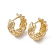 Rack Plating Brass Twist Thick Hoop Earrings for Women X-EJEW-F294-16G-2