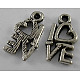 Idées cadeaux Saint Valentin pendentifs en alliage de style tibétain X-LF0299Y-NF-1
