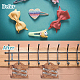 Rectangle Paper Hair Clip Display Cards CDIS-WH0027-04A-02-3