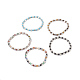 Set di gioielli in pietra mista naturale e sintetica SJEW-JS00980-2