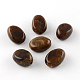 Abalorios de acrílico oval de piedras preciosas de imitación OACR-R052-13-1