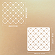 Fingerinspire stencil geometrico marocchino 11.8x11.8 pollice griglia piastrelle stencil da parete punti quadrati di plastica modello di fiori stencil stencil geometrici moderni stencil riutilizzabili per la pittura decorazione della parete di casa DIY-WH0391-0255-2