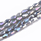Electroplate Glass Beads Strands EGLA-S194-02A-A07-1