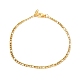 Ensemble de bracelets de cheville en perles tressées en coquillage cauri naturel pour fille femme AJEW-AN00451-02-2