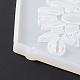 DIY 六角形のペンダント装飾食品グレードのシリコン型  コースター型  レジン型  UVレジン用  エポキシ樹脂工芸品作り  ヒマワリ模様  190x181x8mm  穴：2.5mm SIMO-D002-03B-5