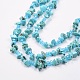 Synthetic Turquoise and Glass Seed Beads Tiered Necklaces X-NJEW-K100-05E-2