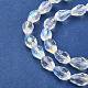 Chapelets de perles en verre électroplaqué EGLA-E010-8x12mm-AB01-3