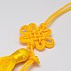 Chinese Knot Nylon Tassels Big Pendant Decorations HJEW-D024-02-2