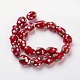 Perles vernissées de fraise 3D ;qnuelles X-LAMP-R109A-15-3