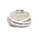Fashion Zinc Alloy Leather Cord Bracelets BJEW-BB26659-1-1