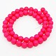 Round Shell Pearl Frosted Beads Strands BSHE-I002-6mm-10-2