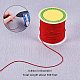 JEWELEADER 6 Colors About 600 Yard Rattail Nylon Cord Chinese Knotting Cord 0.8mm Braided Macrame Thread Beading String for DIY Jewellery Making Kumihimo Friendship Bracelets Sewing NWIR-PH0001-13-4