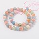 Natural Morganite Beads Strands G-J240-12-12mm-2