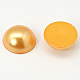 Half Round Domed Imitated Pearl Acrylic Cabochons OACR-H001-9C-2