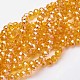Electroplate Glass Beads Strands EGLA-D020-4x3mm-51-1