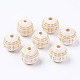 (Holiday Stock-Up Sale)Unfinished Natural Wood European Beads WOOD-S057-008B-1