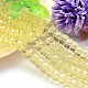 Faceted Flat Round Imitation Austrian Crystal Bead Strands G-M189-6x10mm-09A-1