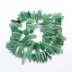 Natürlichen grünen Aventurin Perlen Stränge X-G-O051-02-2