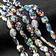 Handmade Millefiori Glass Beads Strands LK137-7