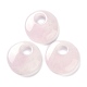 Colgantes naturales de cuarzo rosa G-F708-05G-4