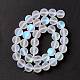 Synthetic Moonstone Beads Strands G-E573-01C-08-4
