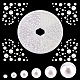 Pandahall エリート ジュエリー ビーズ メイキング ファインディング キット  ミユキロカイユビーズを含む  パール調アクリルビーズ  ラウンド  ホワイト  2~8x1.3~8mm  穴：0.8~2mm  2070個/箱 DIY-PH0010-52-2