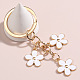 Süße Schlüsselanhänger mit Blumen HUDU-PW0001-071B-1
