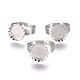 Componentes de anillos de dedo de 304 acero inoxidable ajustables X-STAS-E474-50-1