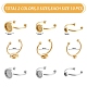 30 pz 6 impostazioni dell'anello del polsino in acciaio inossidabile 201 stile FIND-SZ0002-73-7