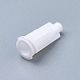 プラスチックストッパー  シリンジバレルチップキャップ  ホワイト  17x7.5mm  内径：4mm TOOL-WH0117-10I-1