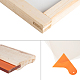Diyの印刷メイキング  スチールカービングナイフ付き  木製フレーム  スクレーパー  プラスチックスクレーパーツールと攪拌棒  両面マスキングテープ  ミックスカラー  296x210mm DIY-OC0001-31-5