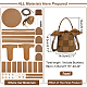 Kit fai da te per la creazione di borse a secchiello per coniglio DIY-WH0304-723-2