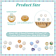 Nbeads 2 Strands 4 Colors Natural Shell Beads Strands BSHE-NB0001-27-2